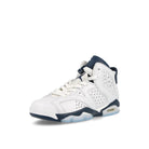 Jordan Air Jordan 6 Retro GS White / Midnight Navy Sneakers  Close Up | Overkill