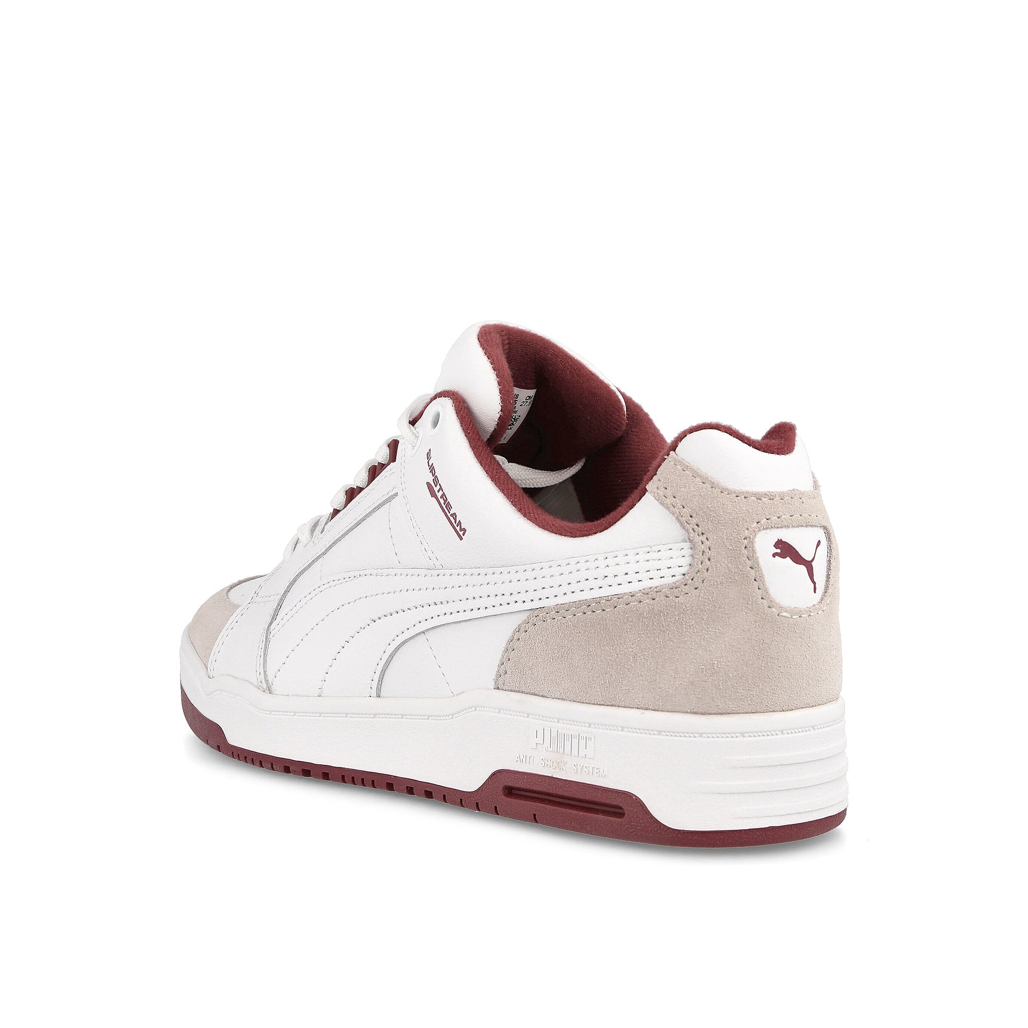 Puma Slipstream Lo Retro Puma White - Intense Red Sneakers  Material | Overkill