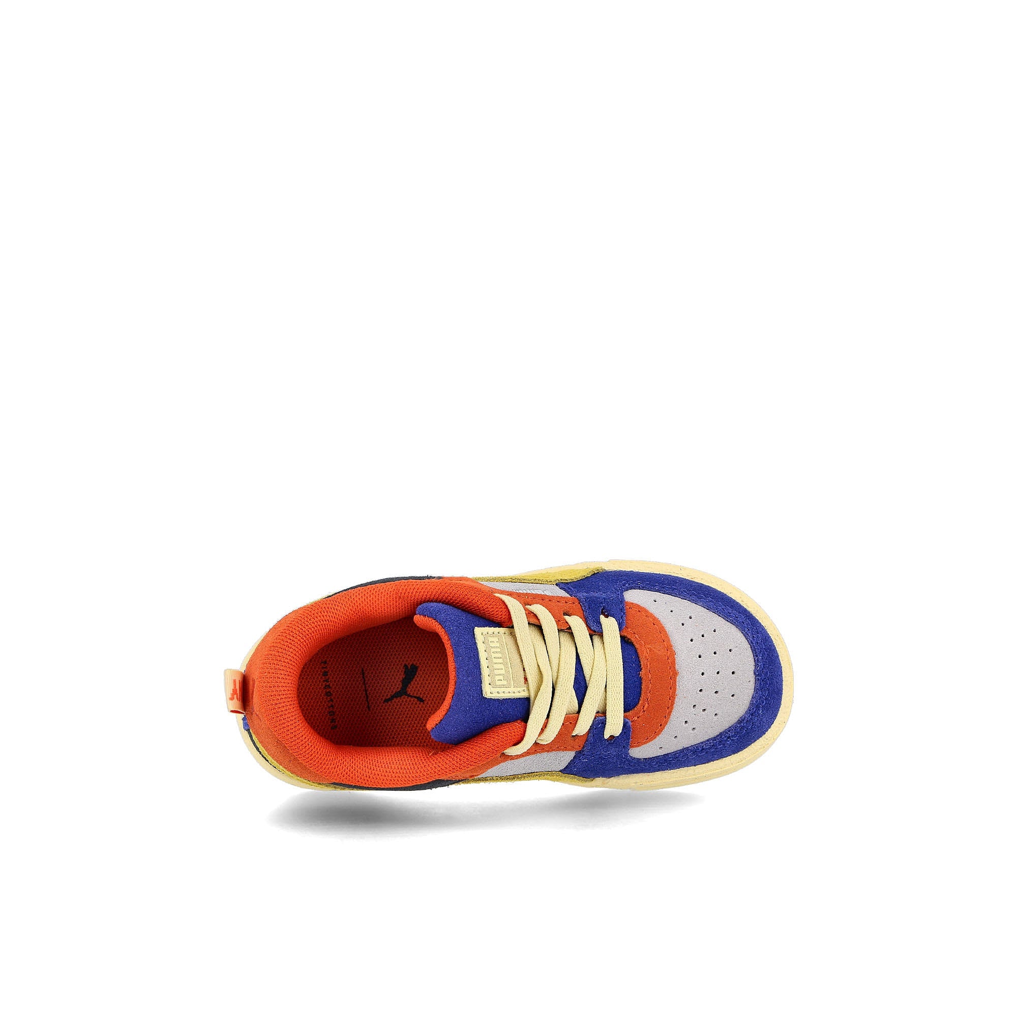 Puma Tinycottons CA Pro x Puma Suede AC Infants Forever Blue - Aspen Gold Sneakers  Detailfoto | Overkill