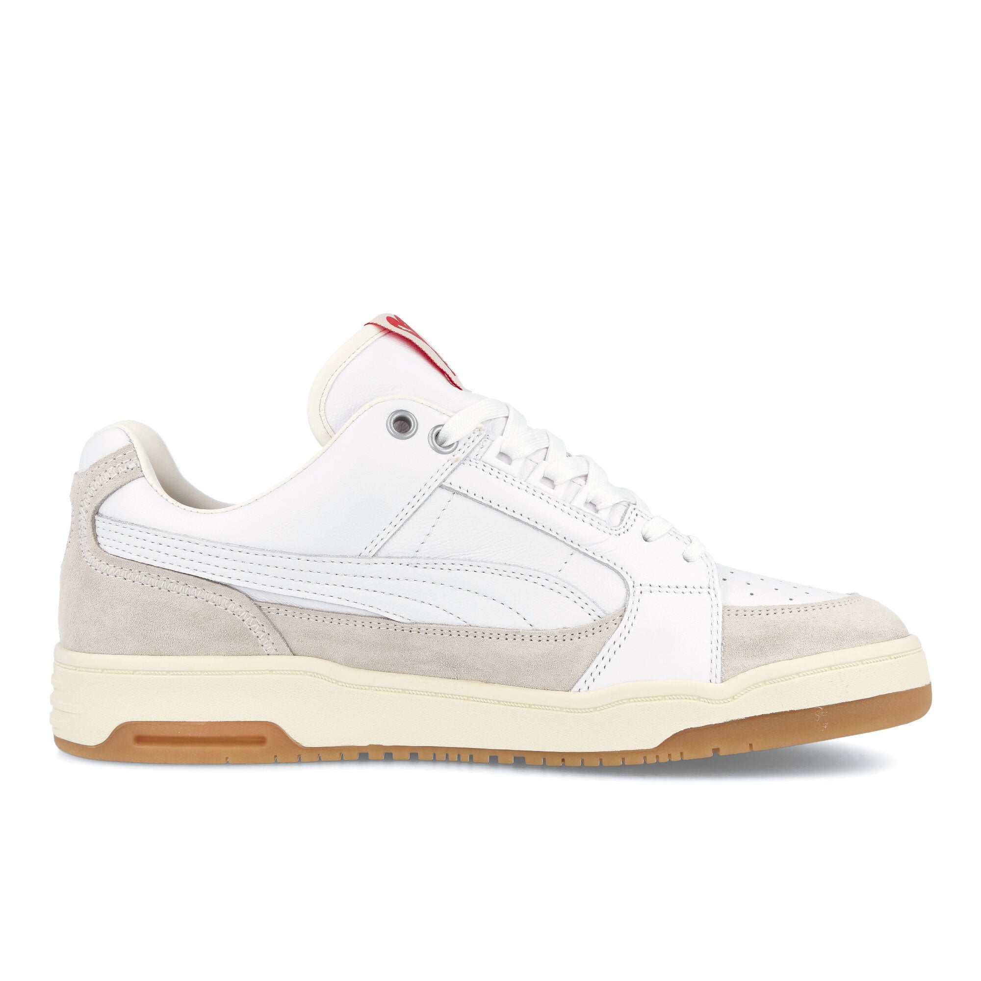 AMI x Puma Slipstream Lo Puma White / Pristine Low Top Sneakers 385260 01 Silhouette | Overkill