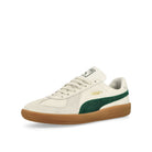 Puma Army Trainer Warm White - Dark Myrtle Low Top Sneakers  Close Up | Overkill