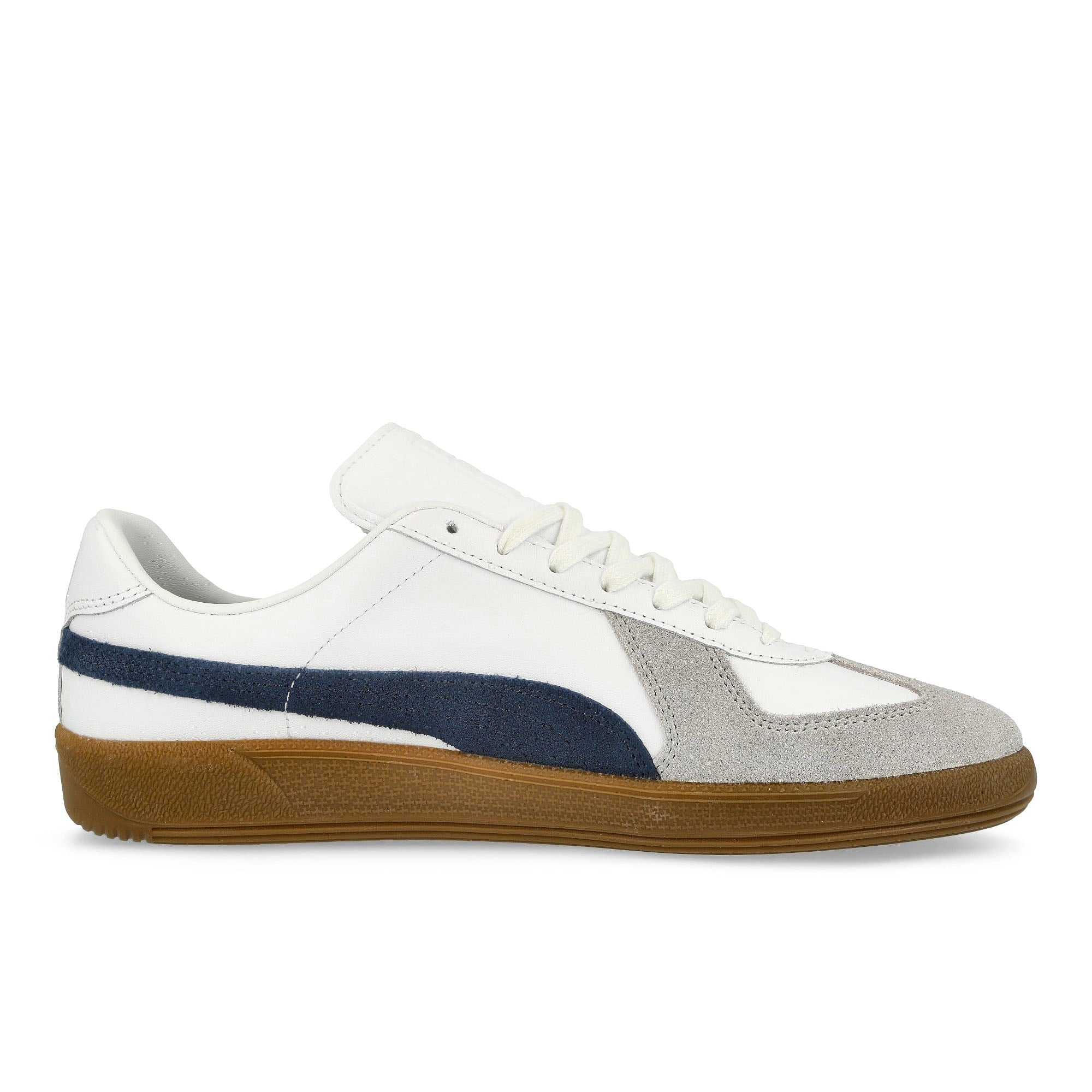 Puma Army Trainer Puma White - Club Navy - Gum Low Top Sneakers  Silhouette | Overkill
