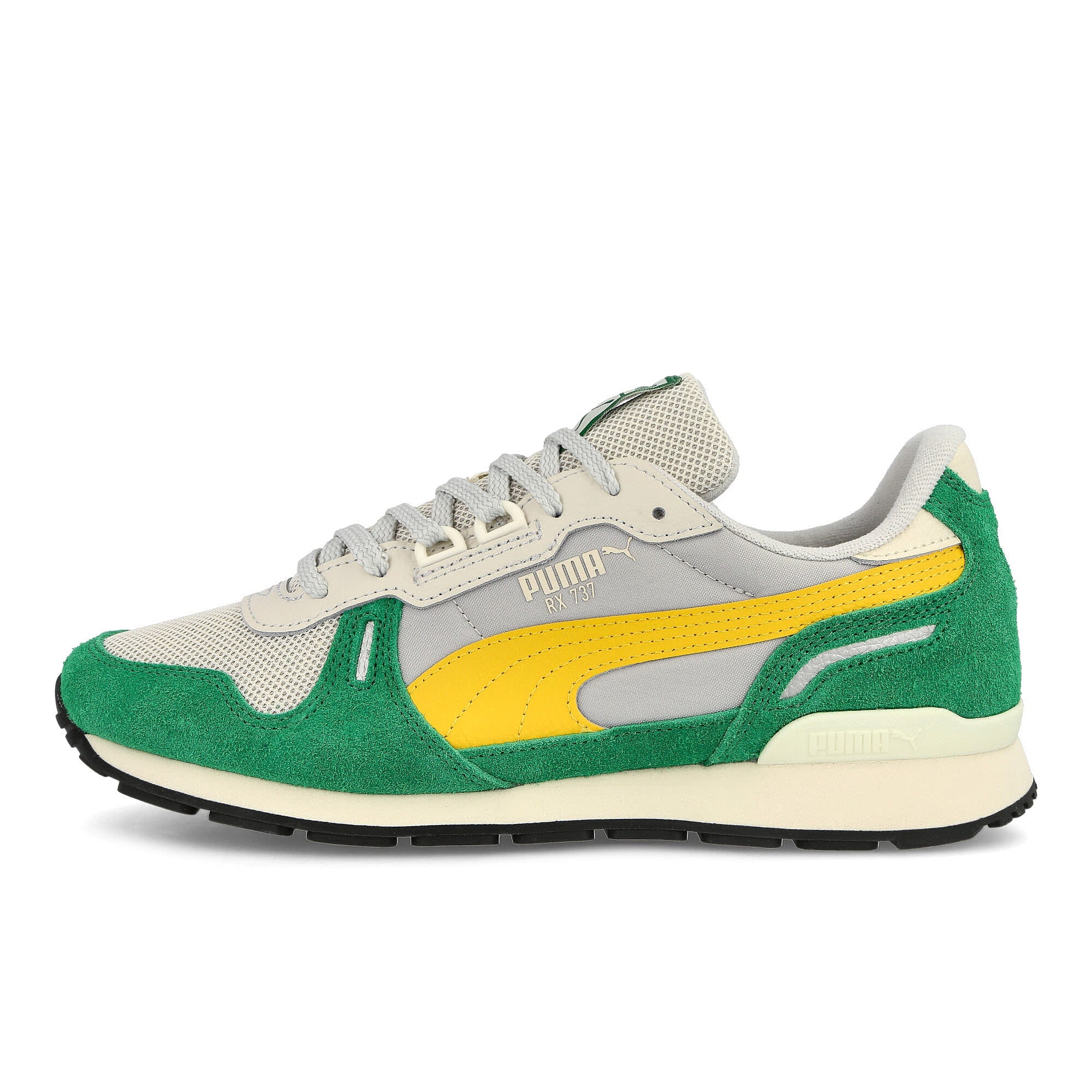Puma RX 737 New Vintage Nimbus Cloud - Amazon Green Sneakers 387573 01 | Overkill