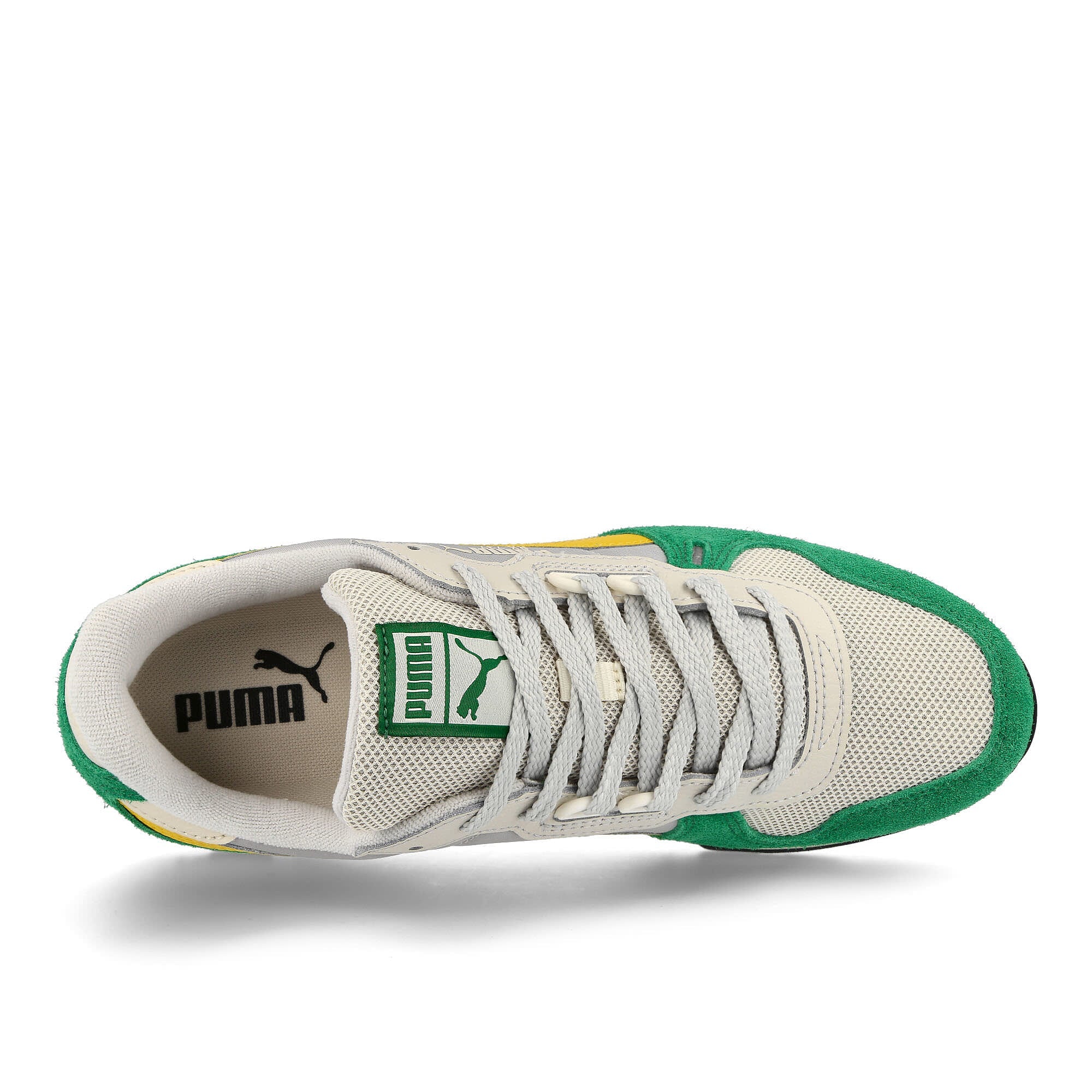 Puma RX 737 New Vintage Nimbus Cloud - Amazon Green Sneakers  Detailfoto | Overkill