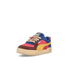 Puma CA Pro Block PS Popyred - Chestnut - Blazing Blue Low Top Sneakers  Close Up | Overkill