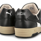 Puma MCM x Puma Slipstream Lo Court Puma White - Puma White Sneakers  Detailfoto | Overkill