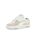 Puma -180 Warm White - Feather Gray Low Top Sneakers  Close Up | Overkill
