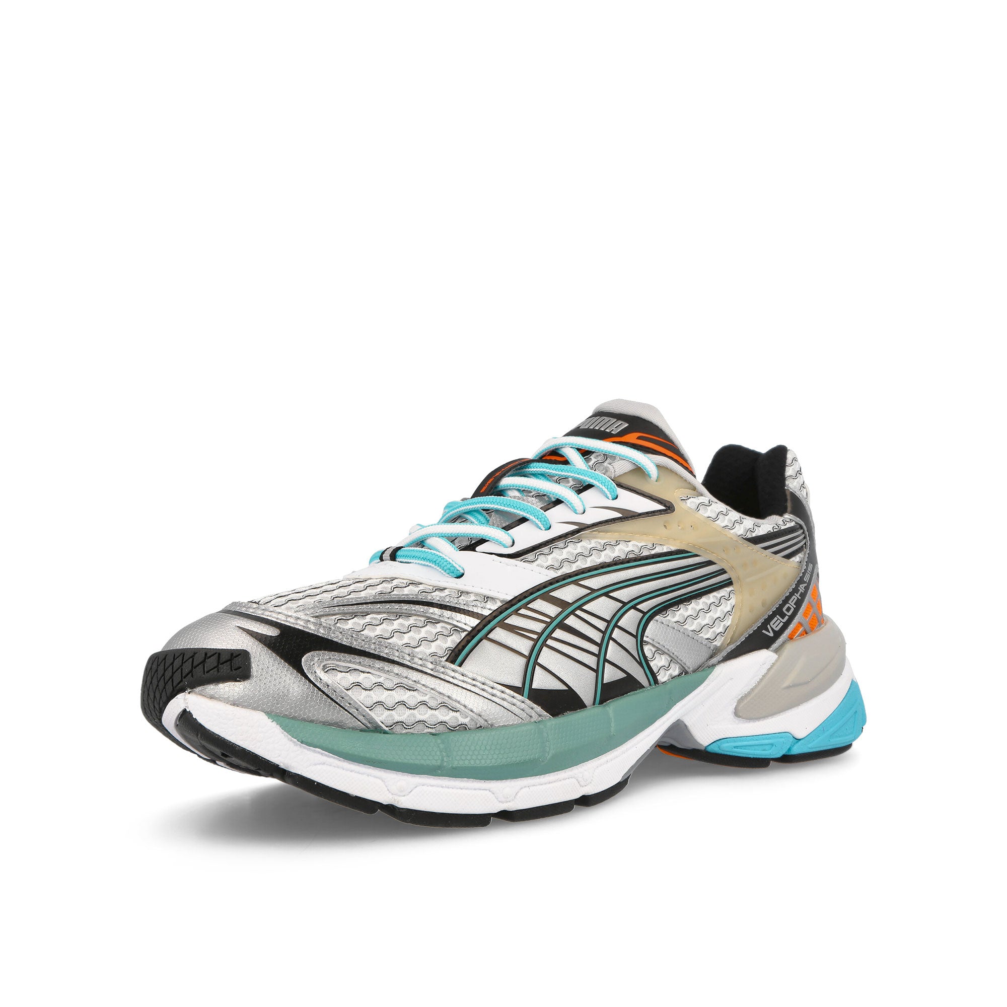 Puma Velophasis Phased Puma White-Porcelain Low Top Sneakers  Close Up | Overkill