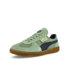Puma Super Team OG Dusty Green - Puma Navy Low Top Sneakers  Close Up | Overkill