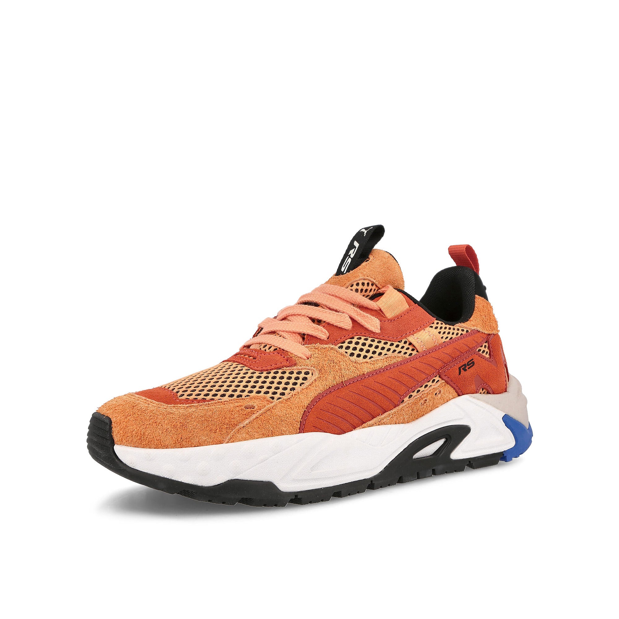 Puma RS-Trck Horizon Orange Brick - Clementine Low Top Sneakers  Close Up | Overkill