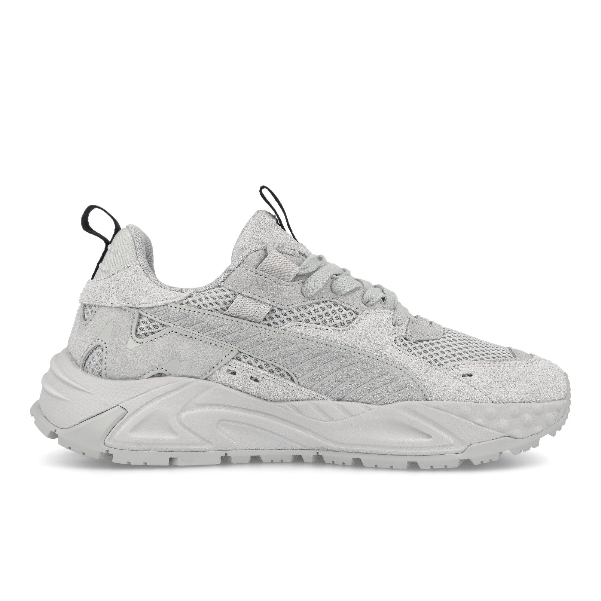 Puma RS-Trck Horizon Platinum Gray - Puma Black Low Top Sneakers  Silhouette | Overkill