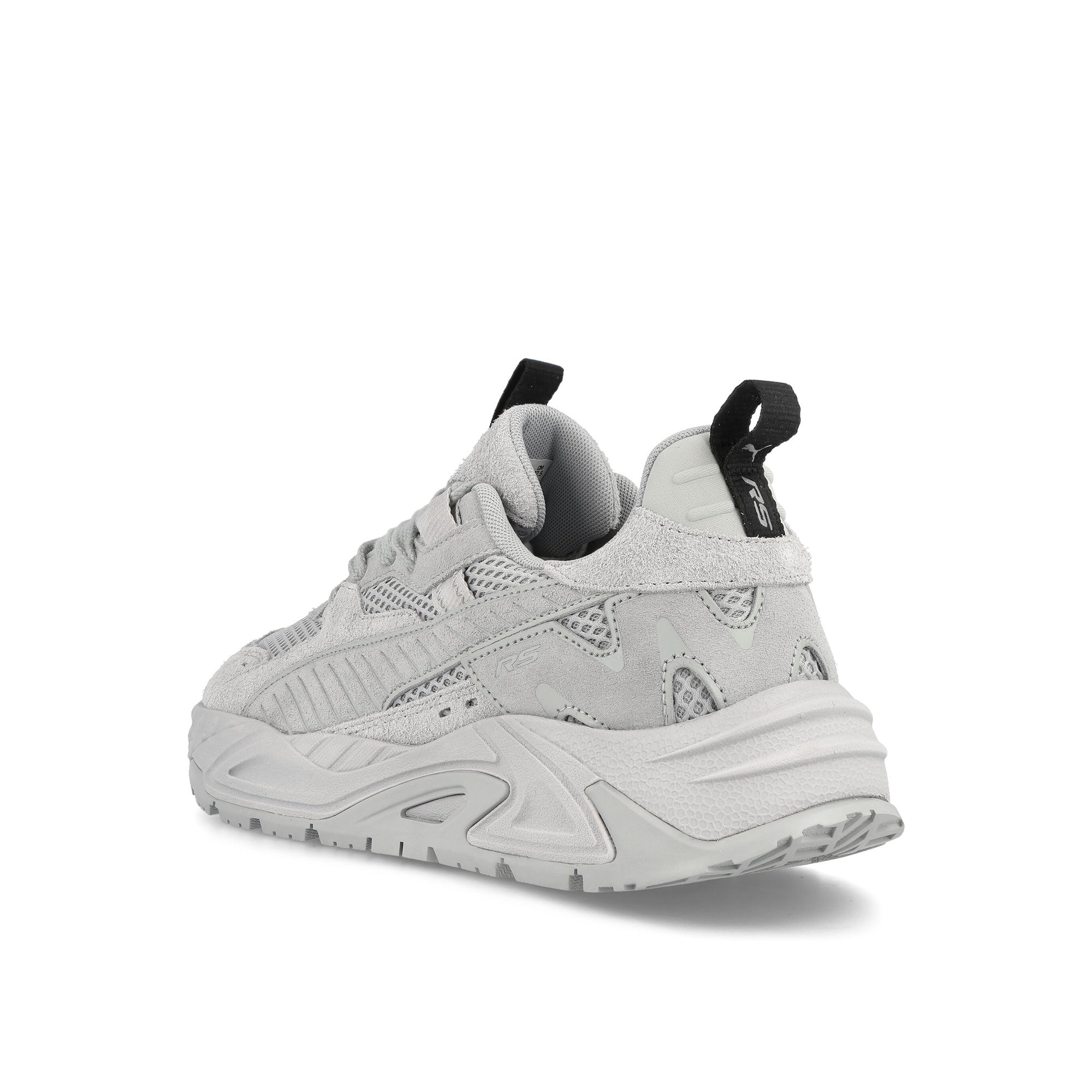 Puma RS-Trck Horizon Platinum Gray - Puma Black Low Top Sneakers  Material | Overkill