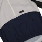 Perks And Mini B.T.C. Time Folds Shell Navy / Grey Windbreaker Close-up | Overkill
