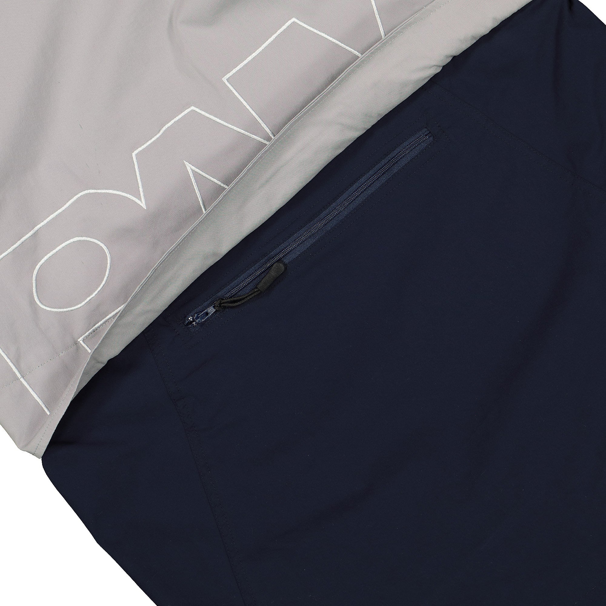 Perks And Mini B.T.C. Time Folds Shell Navy / Grey Windbreaker Detail view 1 | Overkill