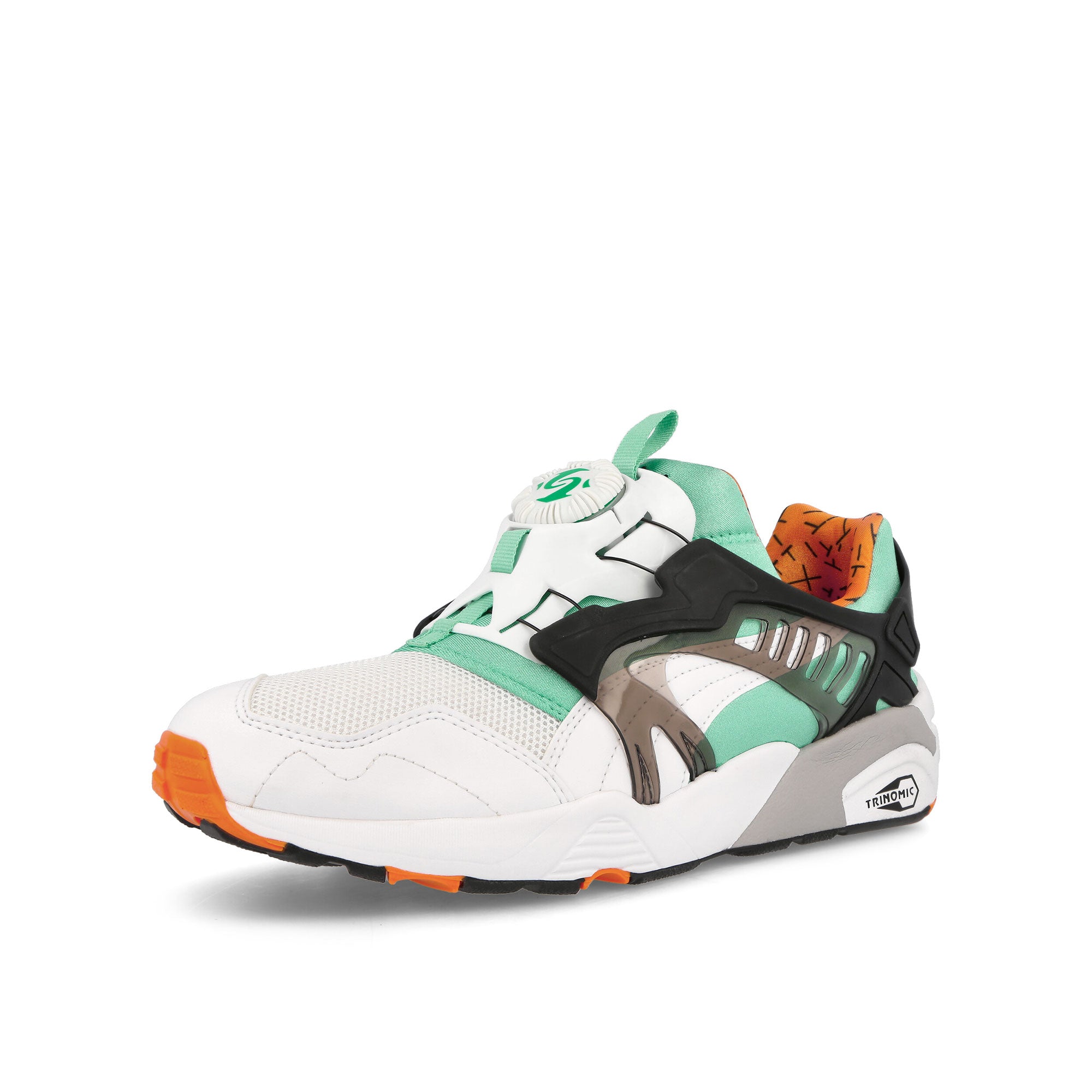Puma Disc Blaze OG Puma White - Mint Low Top Sneakers  Close Up | Overkill
