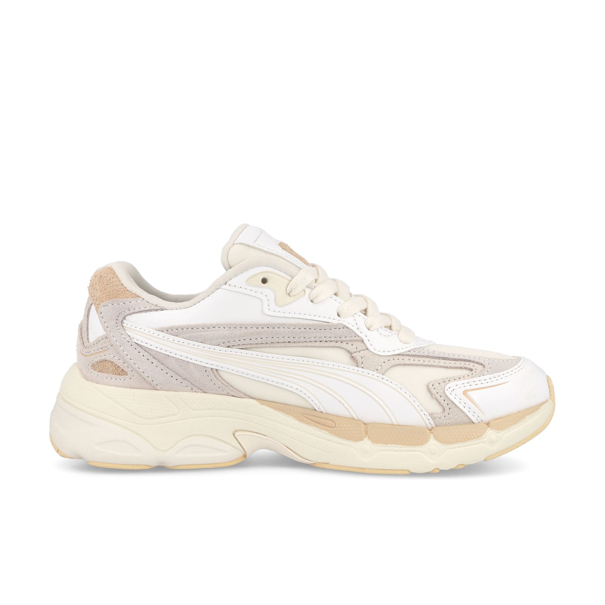 Puma Teveris Nitro Thrifted Wns Warm White Low Top Sneakers  Silhouette | Overkill