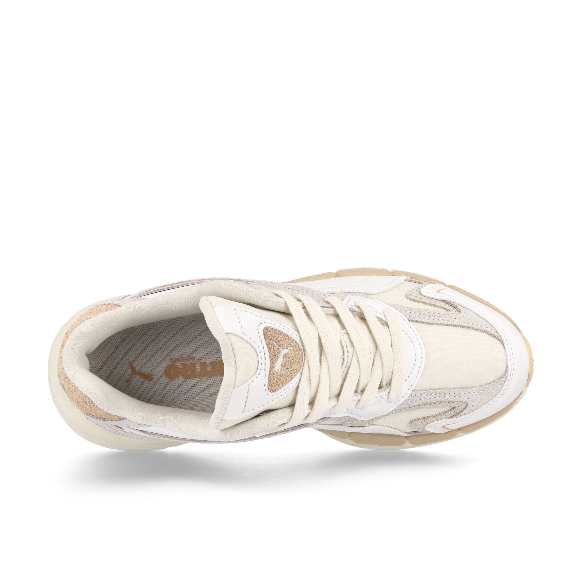 Puma Teveris Nitro Thrifted Wns Warm White Low Top Sneakers  Detailfoto | Overkill
