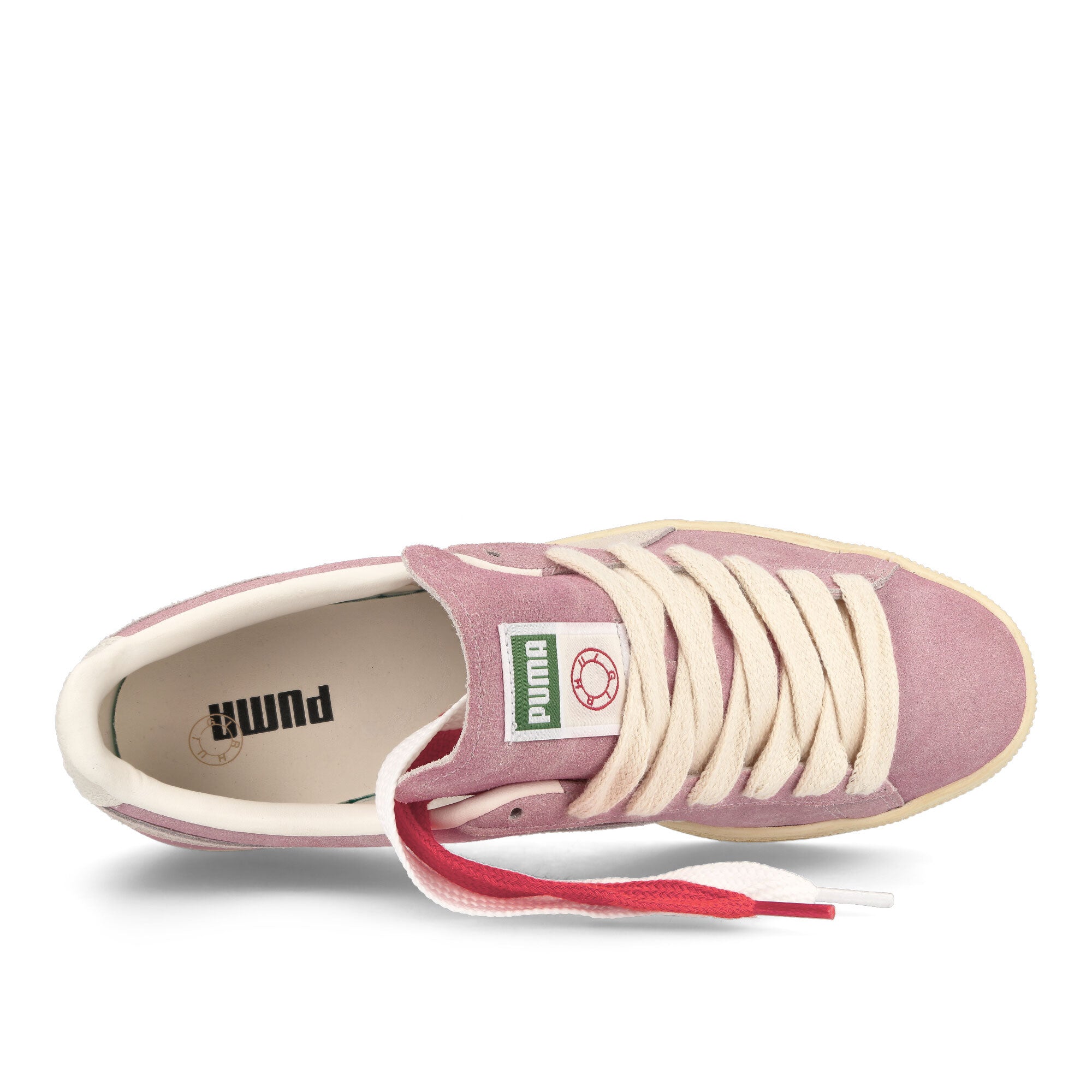 Puma Bboy Rhuigi x Puma Suede American Beauty - Pristine Sneakers  Detailfoto | Overkill