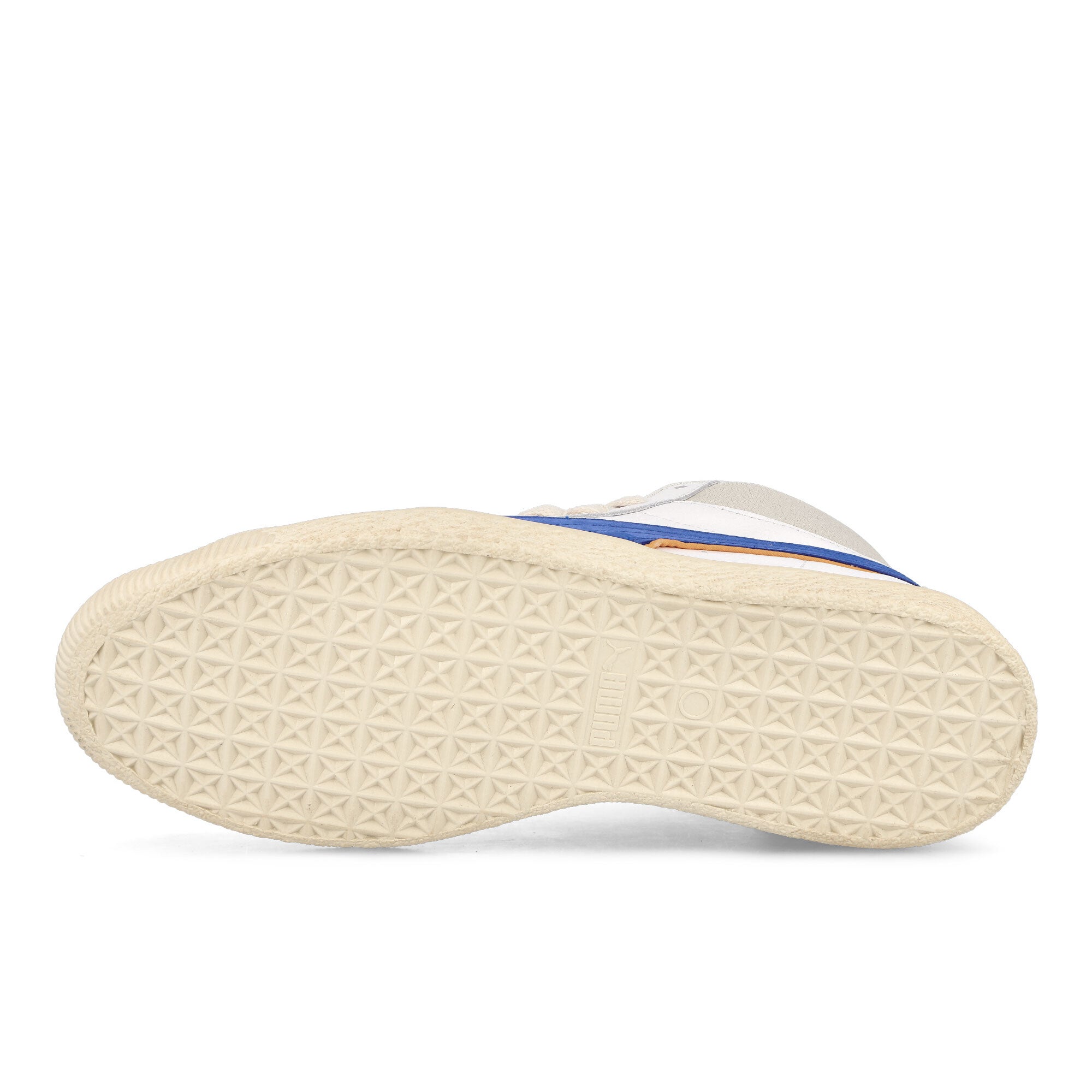 Puma Rhuigi x Puma Clyde Mid Bball Puma White - Royal Sapphire Sneakers  Detail View 1 | Overkill