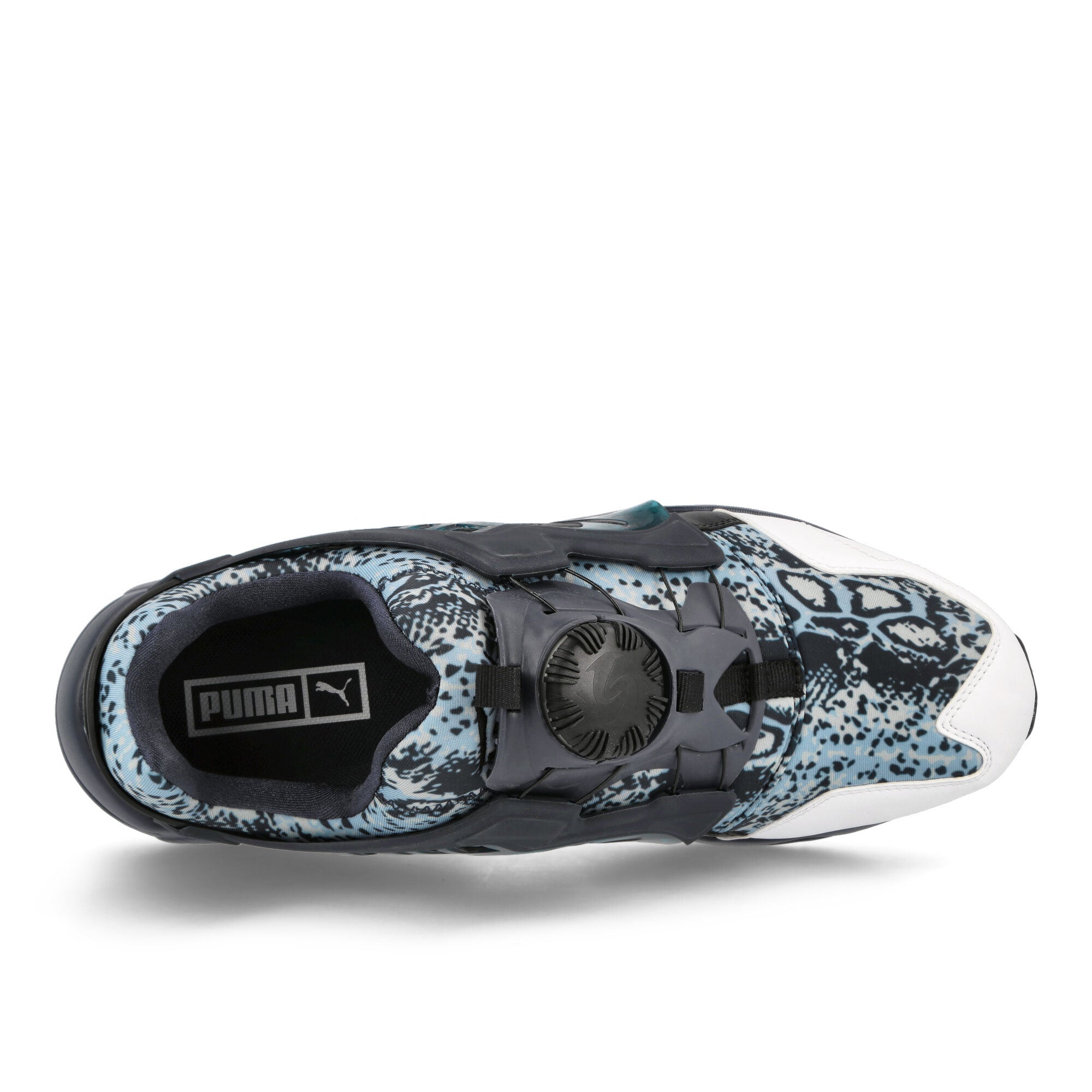 Puma Disc Blaze Snake Spring Blue - Parisian Night Low Top Sneakers  Detailfoto | Overkill