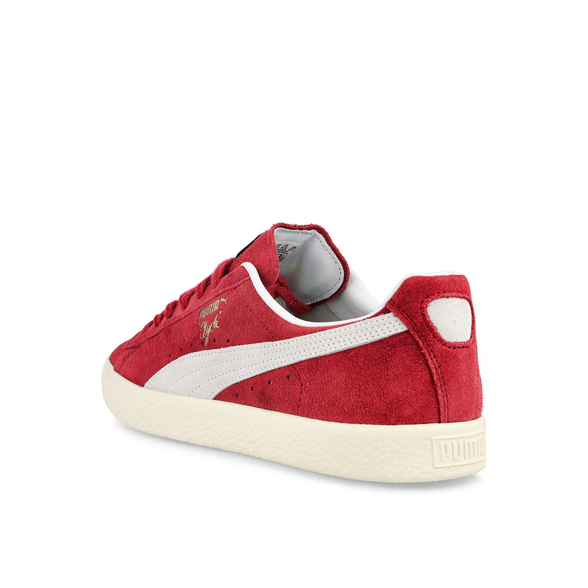 Puma Clyde OG For Atime Red - Puma White - Pristine Low Top Sneakers  Material | Overkill