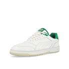 Puma Doublecourt Puma White - Archive Green Low Top Sneakers  Close Up | Overkill