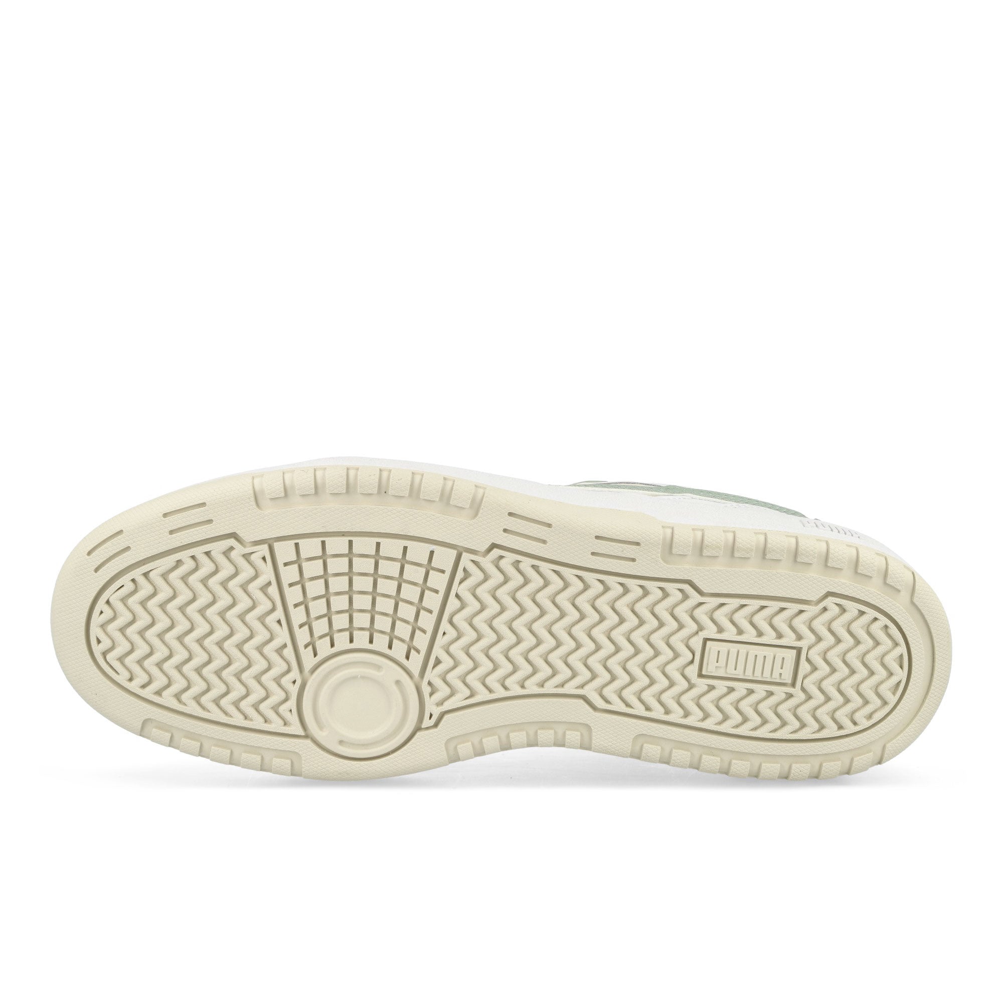 Puma Doublecourt Puma White - Green Fog Low Top Sneakers  Detail View 1 | Overkill