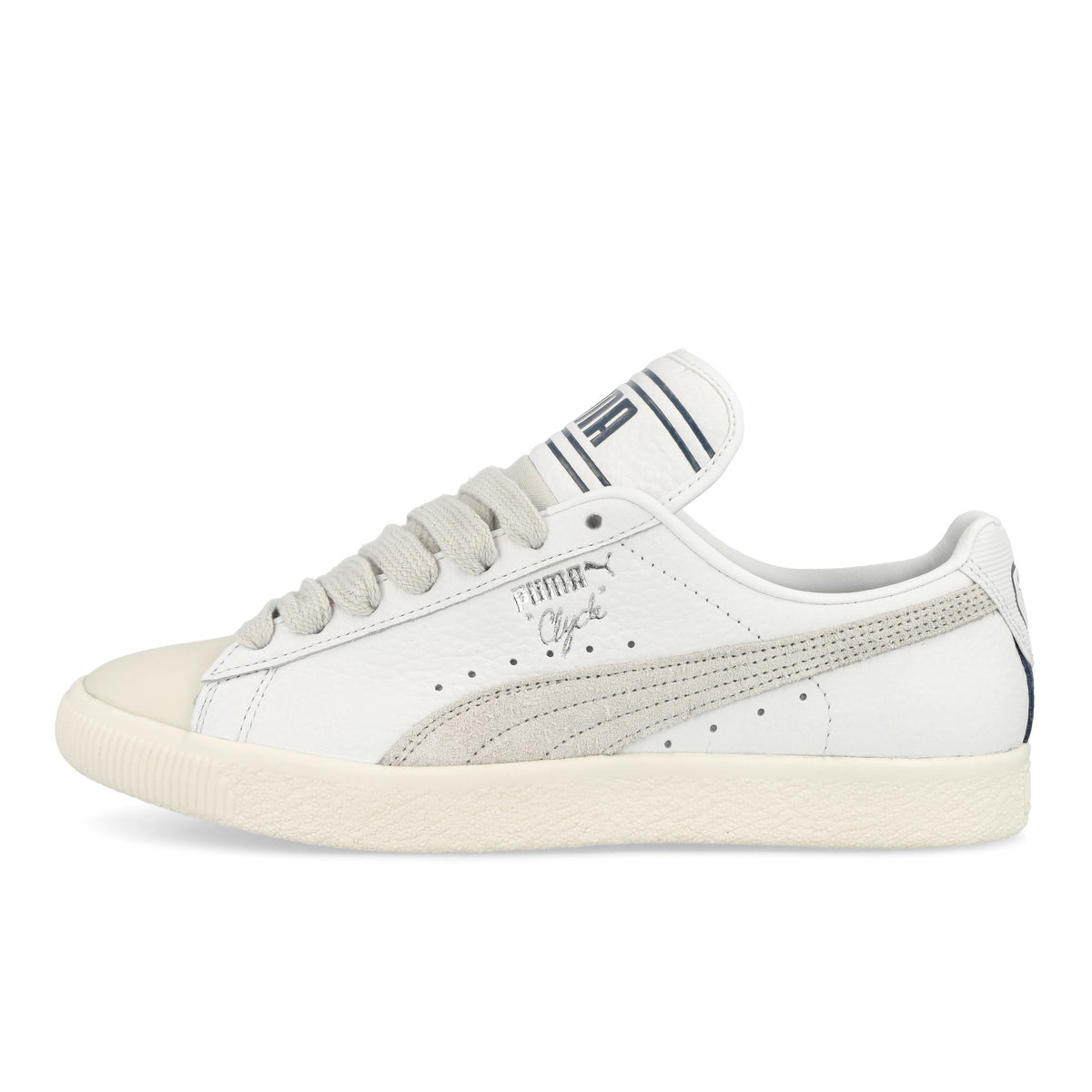Puma Rhuigi x Puma Clyde Q3 Pristine - Sedate Gray - Puma White Sneakers 393305 01 | Overkill