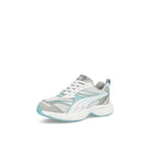 Puma Morphic PS Puma White - Ash Grey Low Top Sneakers  Close Up | Overkill