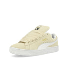 Puma Suede XL Sugared Almond - Puma White Low Top Sneakers  Close Up | Overkill