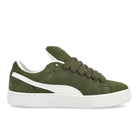 Puma Suede XL Dark Olive - Puma White Low Top Sneakers  Silhouette | Overkill