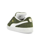 Puma Suede XL Dark Olive - Puma White Low Top Sneakers  Material | Overkill