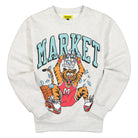Market Dunking Cat Crewneck Sweatshirt Ash Gray Sweatshirts 396000076 / 0016 | Overkill