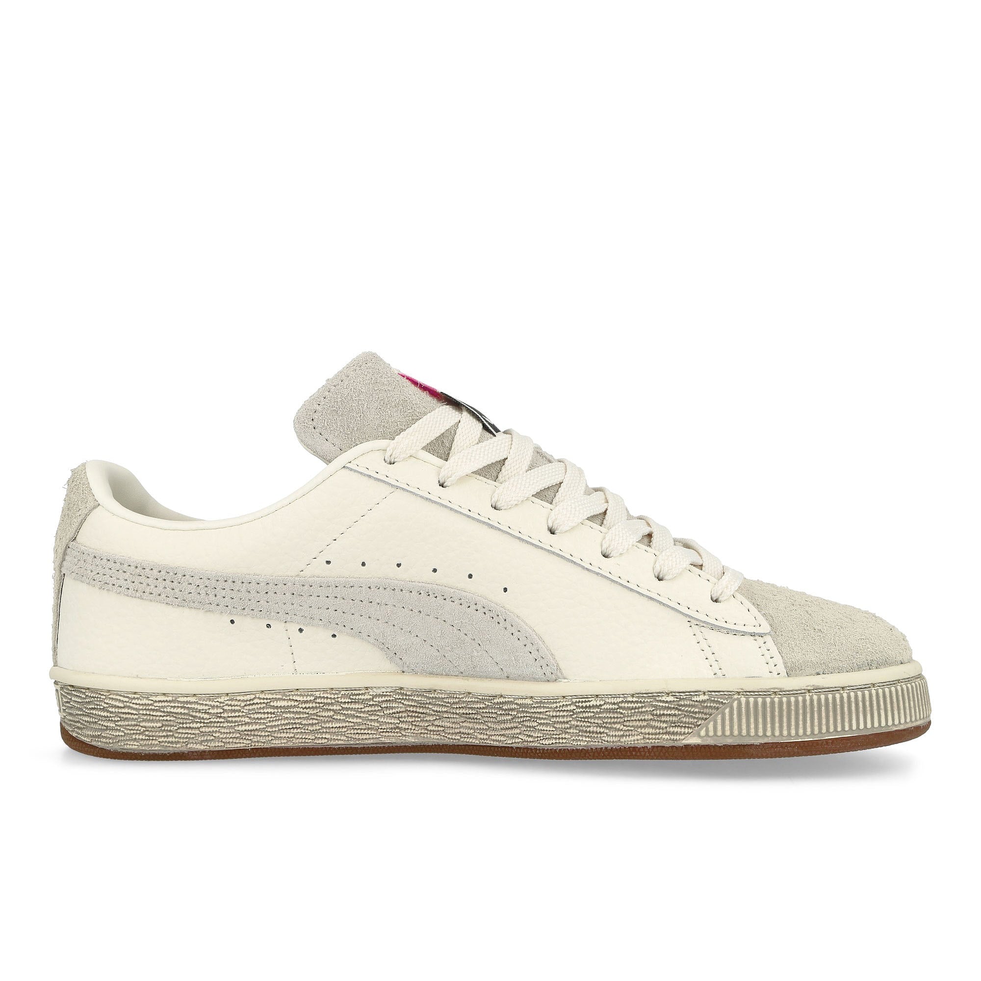 Puma Suede Warm White - Alpine Snow Low Top Sneakers  Silhouette | Overkill