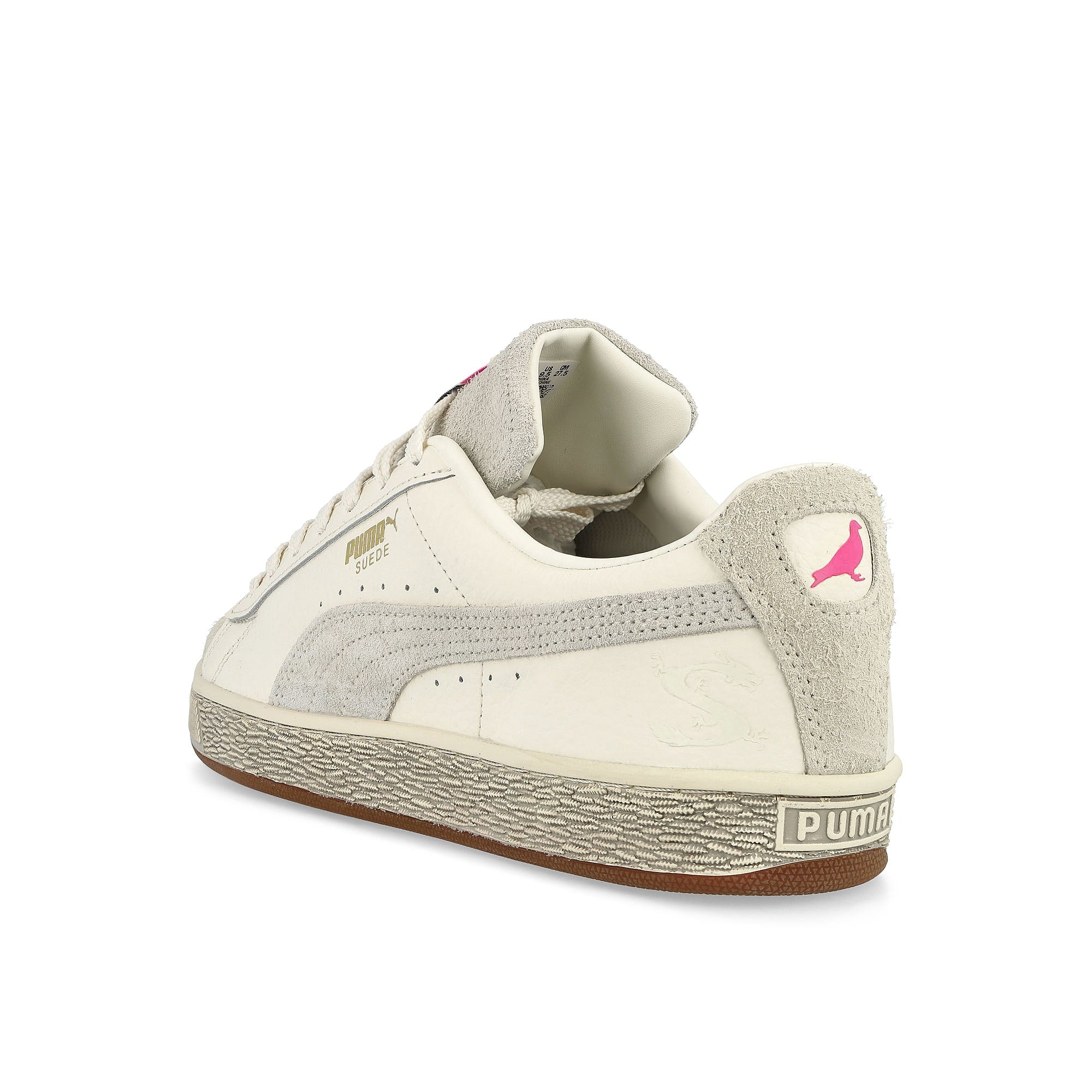 Puma Suede Warm White - Alpine Snow Low Top Sneakers  Material | Overkill