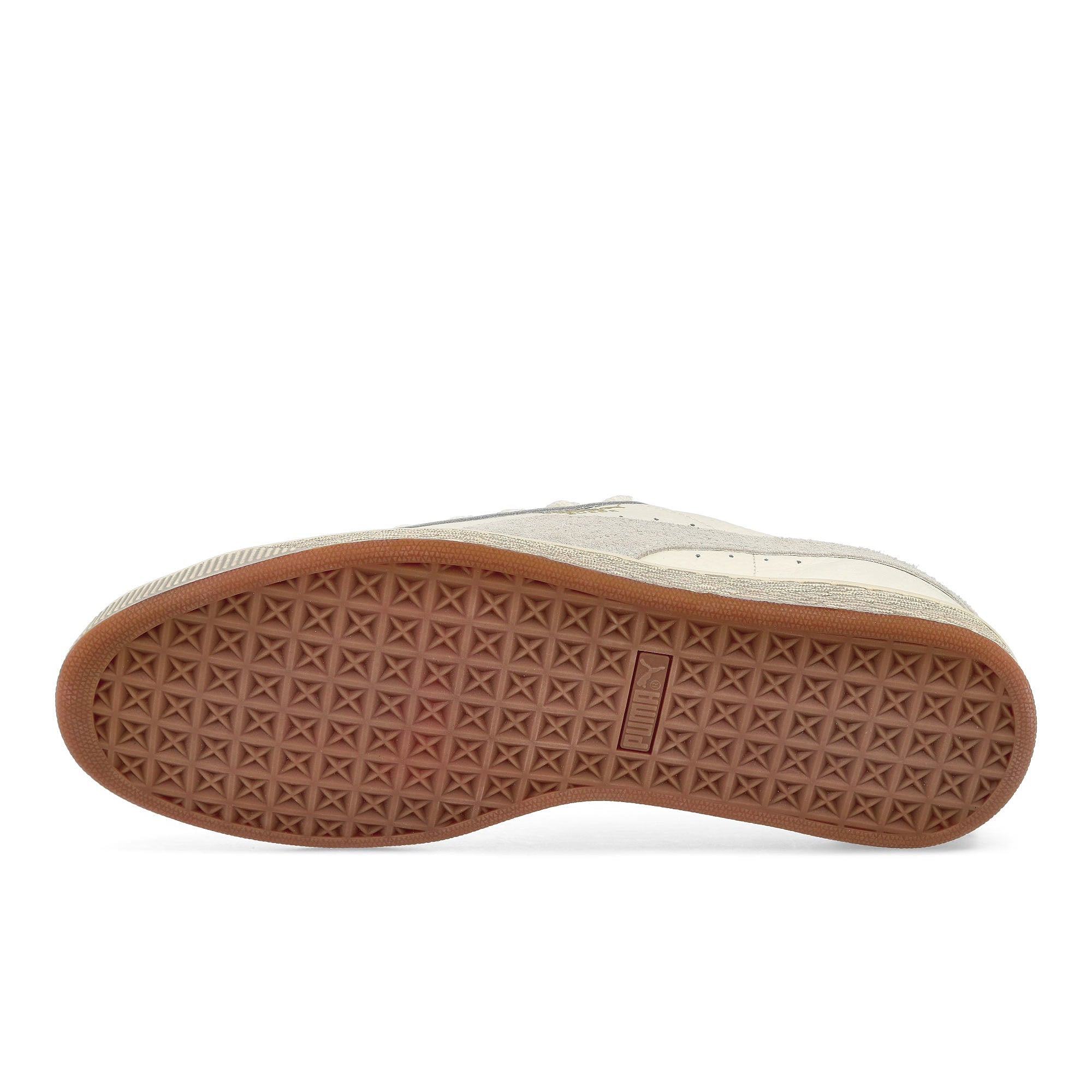 Puma Suede Warm White - Alpine Snow Low Top Sneakers  Detail View 2 | Overkill