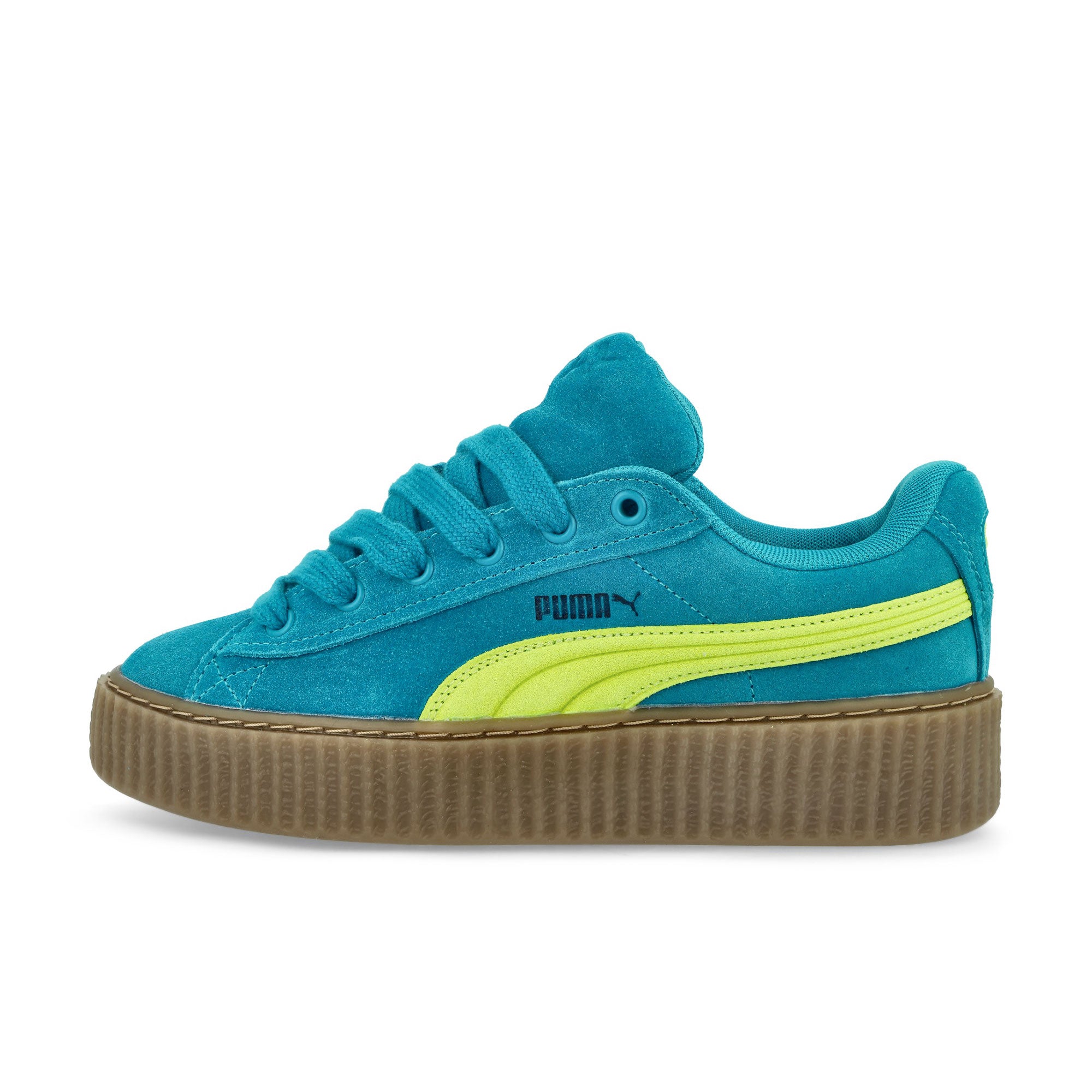 Puma Fenty x Puma Creeper Phatty Speed Blue - Lime Pow - Gum Sneakers 396403 02 | Overkill