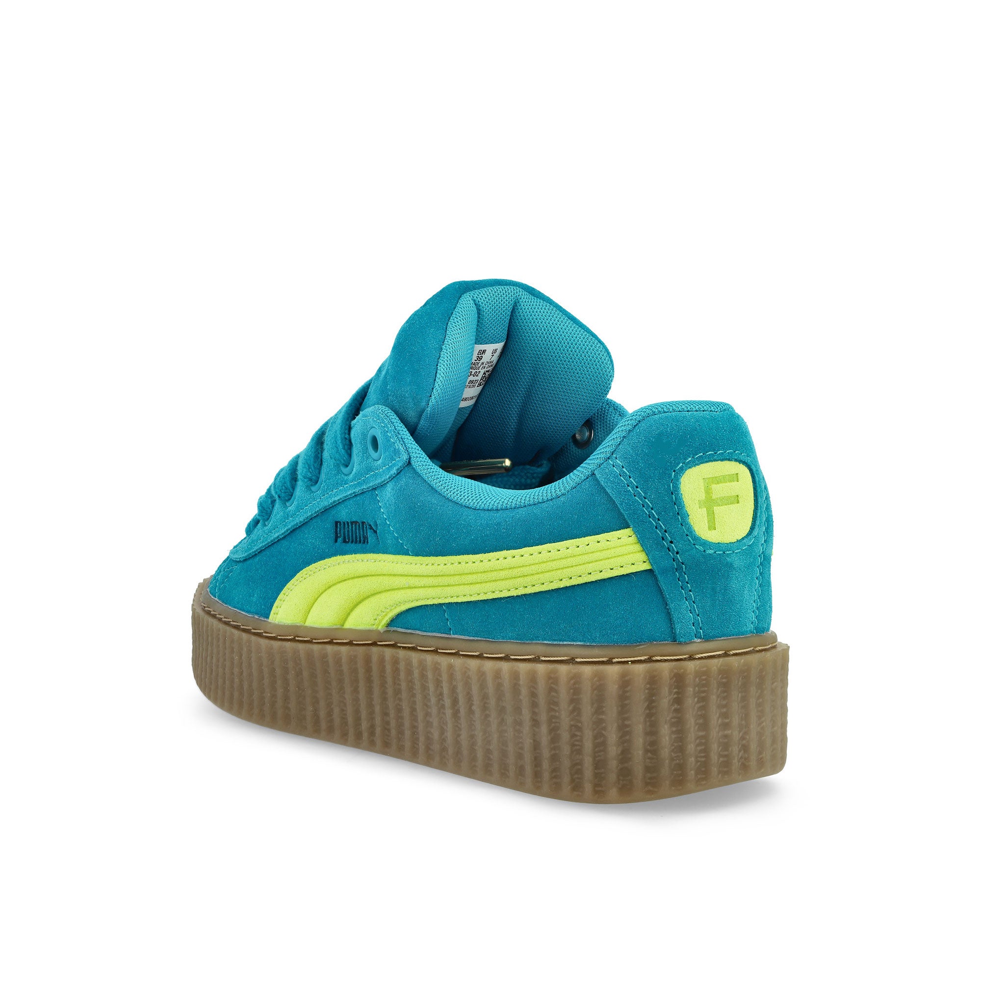 Puma Fenty x Puma Creeper Phatty Speed Blue - Lime Pow - Gum Sneakers  Material | Overkill