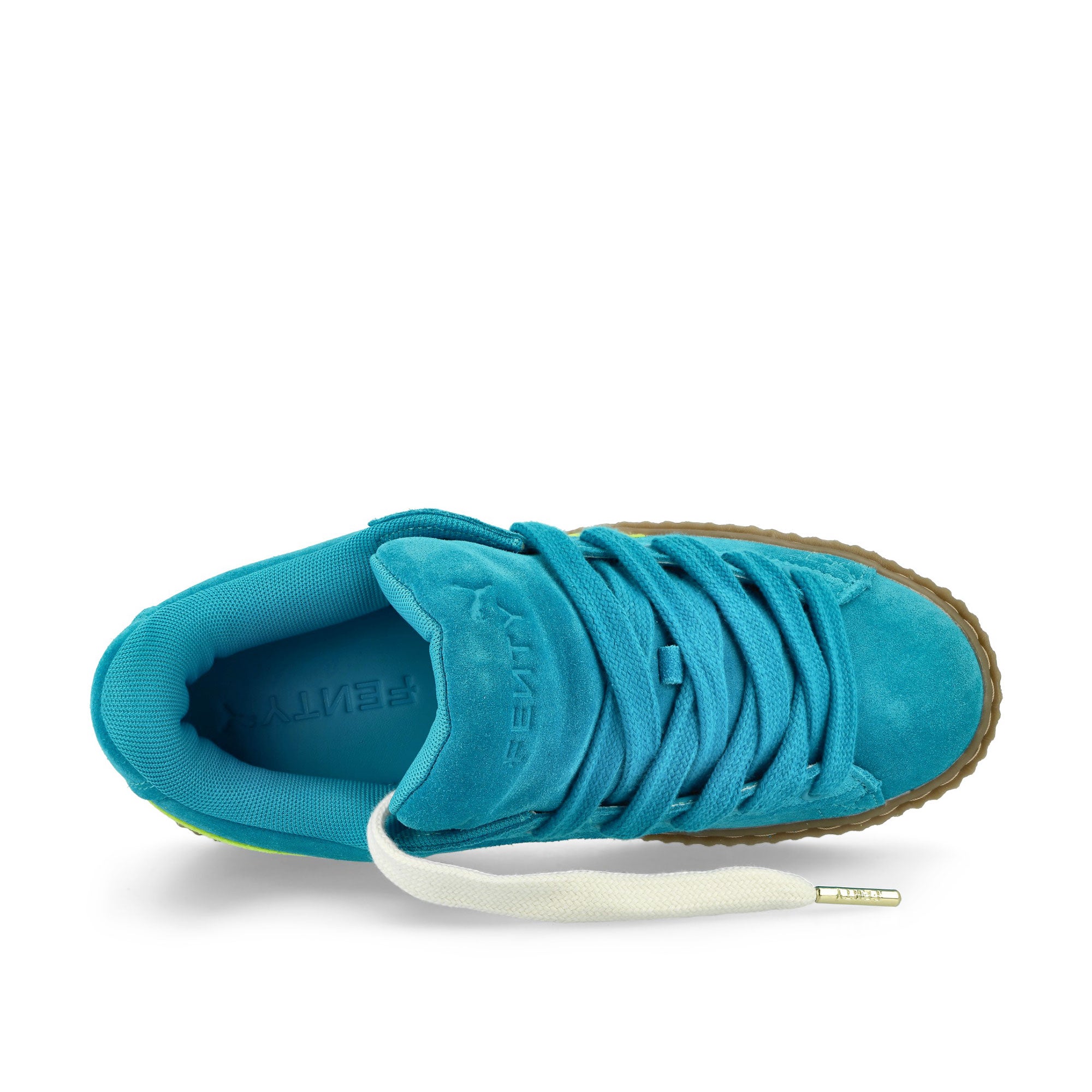 Puma Fenty x Puma Creeper Phatty Speed Blue - Lime Pow - Gum Sneakers  Detail View 1 | Overkill