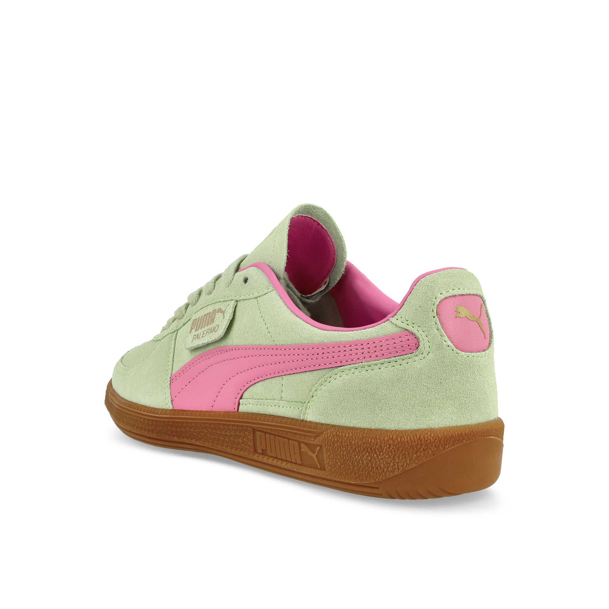 Puma Palermo Fresh Mint - Fast Pink Low Top Sneakers  Material | Overkill
