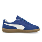 Puma Palermo Cobalt Glaze - Puma White Low Top Sneakers  Silhouette | Overkill