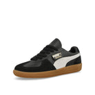 Puma Palermo Leather Puma Black - Feather Gray - Gum Low Top Sneakers  Close Up | Overkill