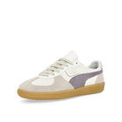 Puma Palermo Leather Puma White - Pale Plum - Gum Low Top Sneakers  Close Up | Overkill