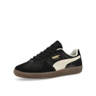Puma Palermo Vintage Puma Black - Frosted Ivory -Gum Low Top Sneakers  Close Up | Overkill