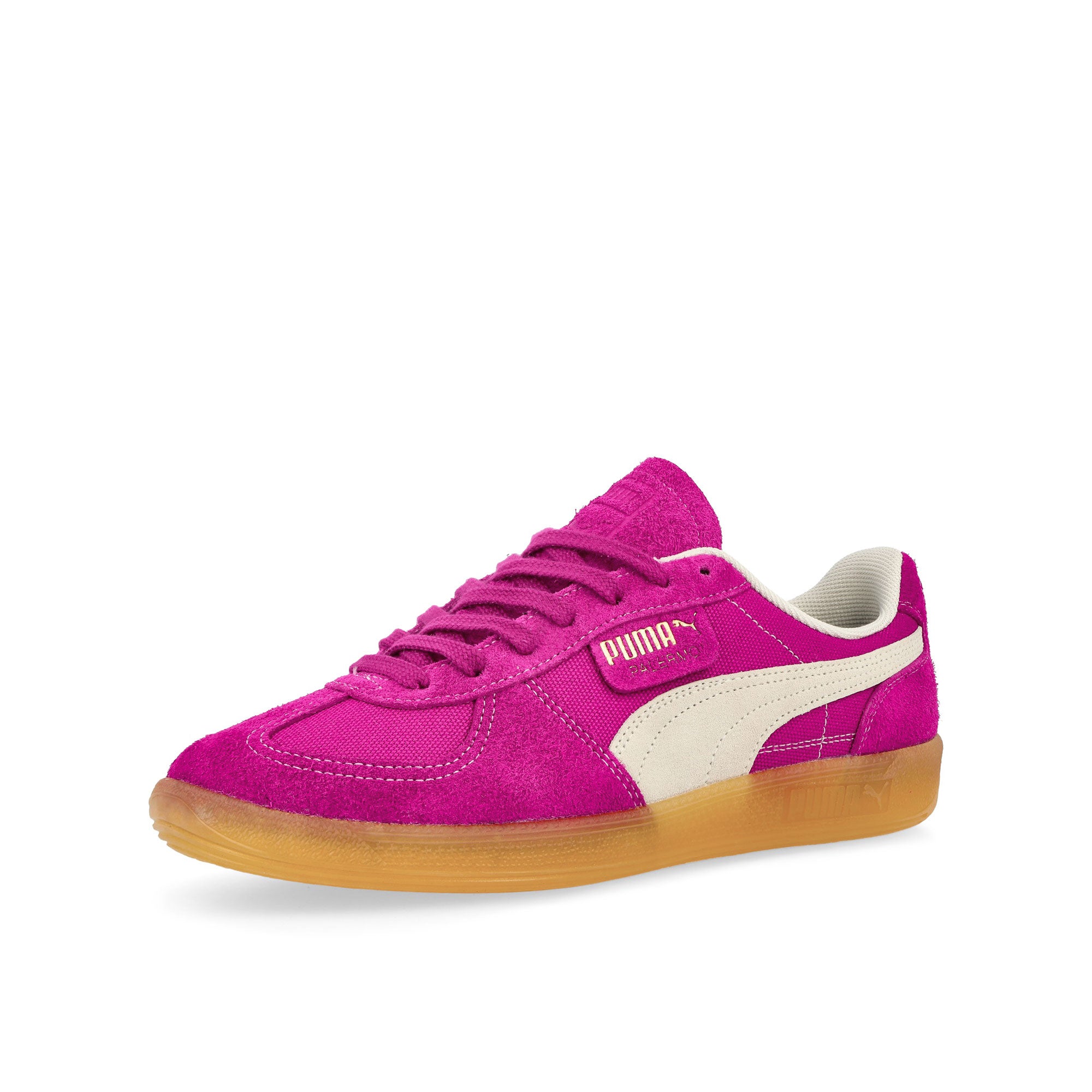 Puma Palermo Vintage Magenta Gleam - Frosted Ivory Low Top Sneakers  Close Up | Overkill