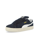 Puma Suede XL Hairy Club Navy - Frosted Ivory Low Top Sneakers  Close Up | Overkill