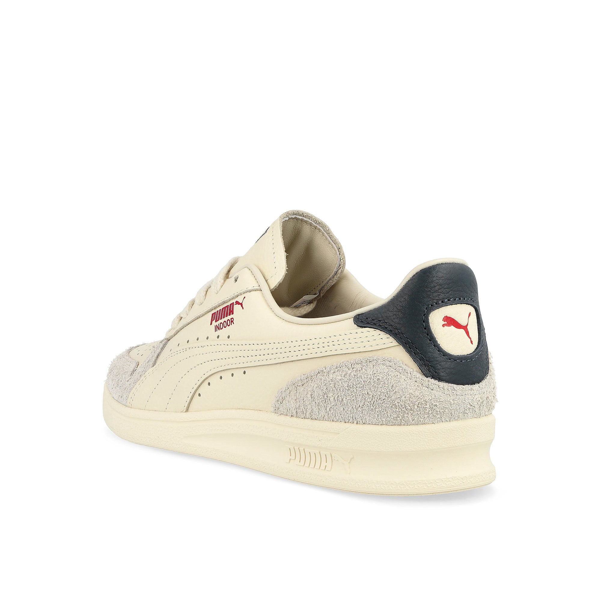 Puma Indoor Frosted Ivory-Vapor Gray Low Top Sneakers  Material | Overkill