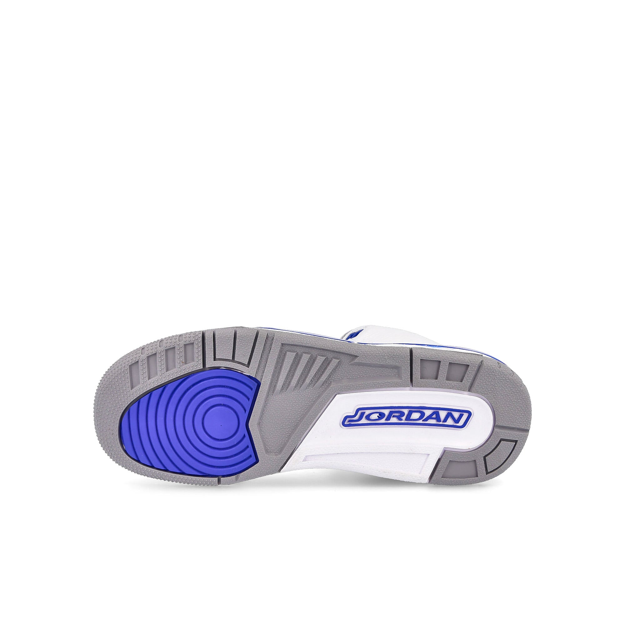 Jordan Air Jordan 3 Retro GS White / Racer Blue - Black - Cement Grey  Detail view 2 | Overkill