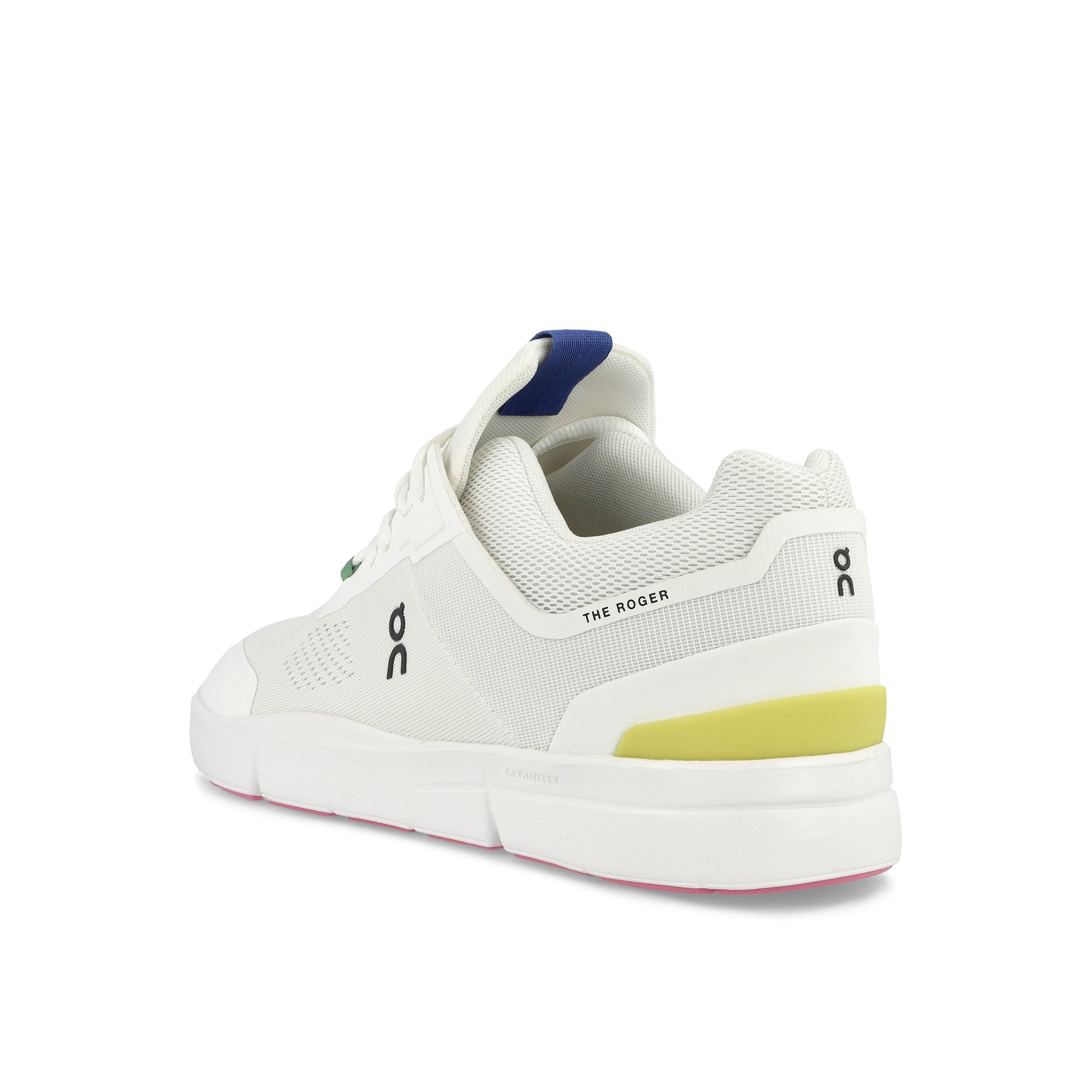 On The Roger Spin Undyed - White / Yellow Low Top Sneakers  Material | Overkill