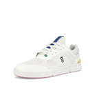 On The Roger Spin Undyed - White / Yellow Low Top Sneakers  Close Up | Overkill